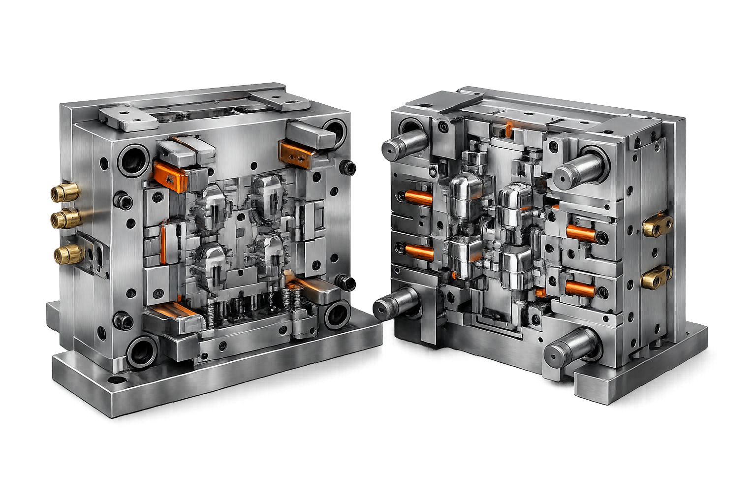 Injection mold tool render